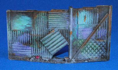 Shanty Town Wall III Painted